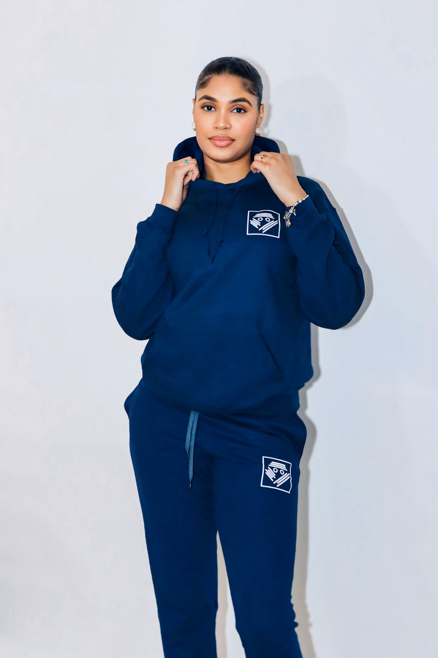 Navy blue sweat pants