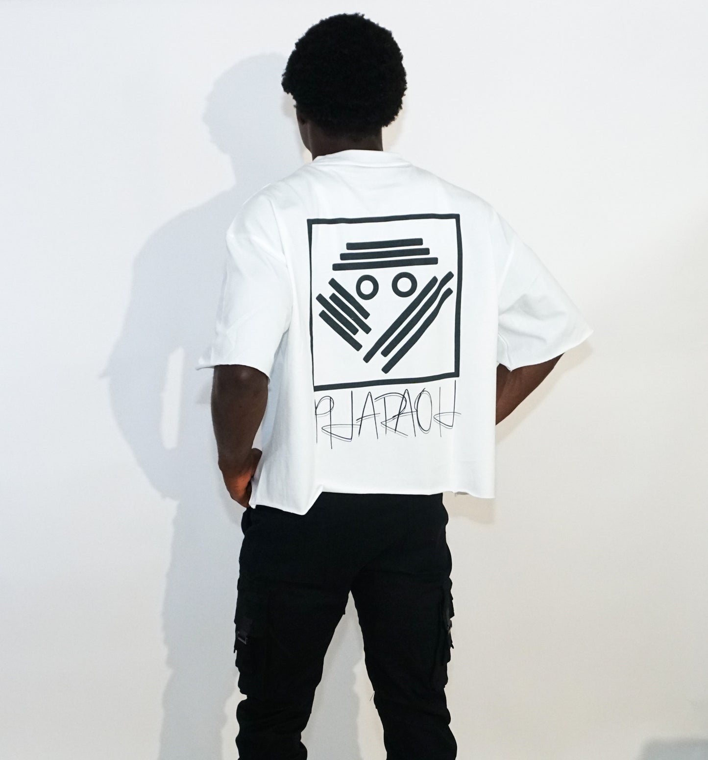 Pharaoh Box-Fit white T-shirt
