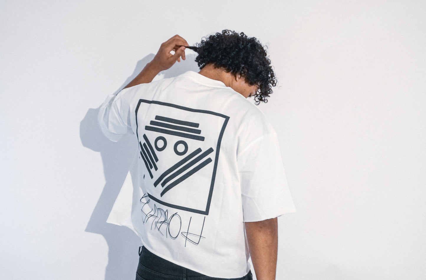 Pharaoh Box-Fit white T-shirt