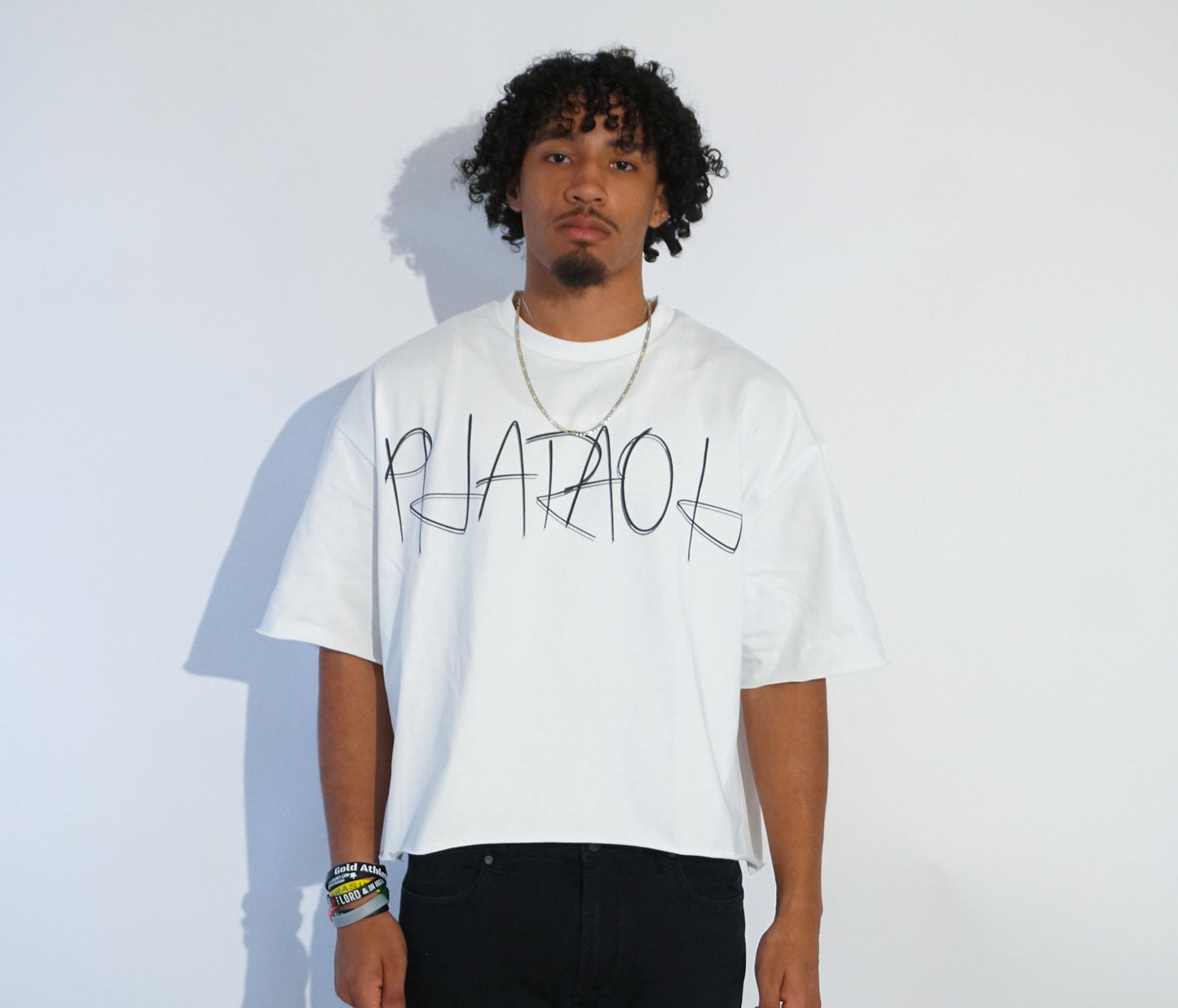 Pharaoh Box-Fit white T-shirt
